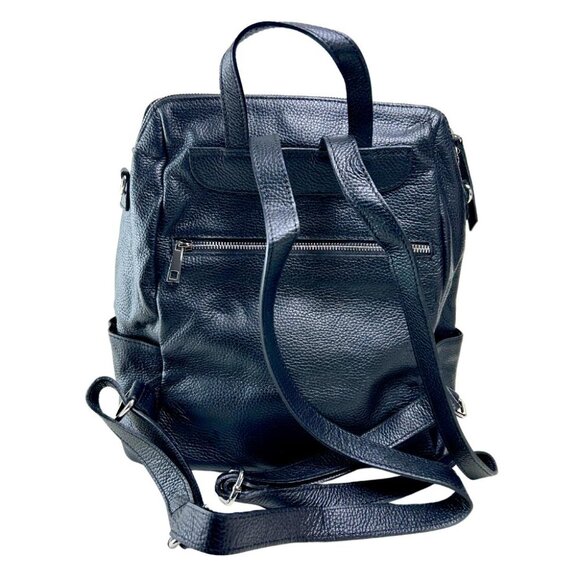 Ivan Troy Sama Black Women\'s Italian Leather Shoulder Bag Outdoor Backpack main image 7